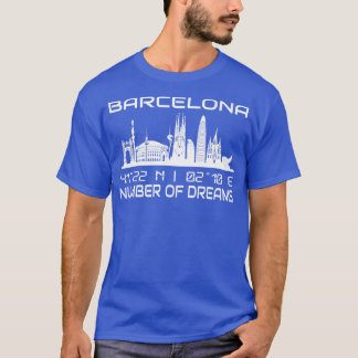 Camiseta Línea 2 del Skyline 2 de la ciudad de Barcelona