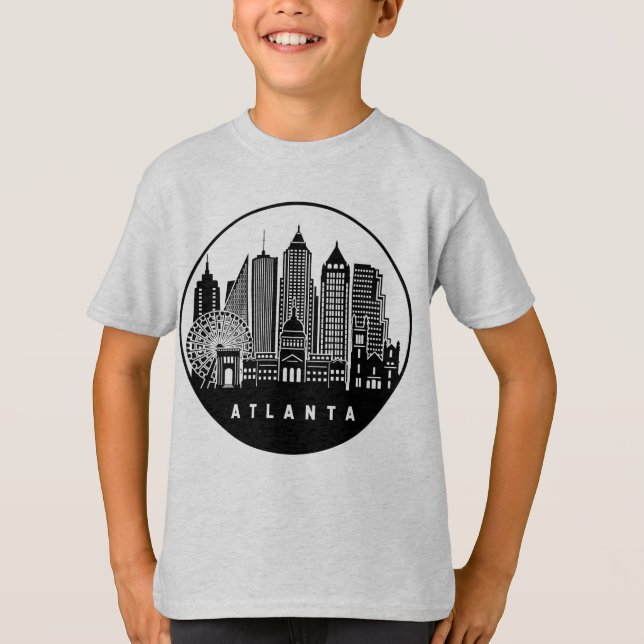 Camiseta Línea aérea de Atlanta Georgia (Anverso)