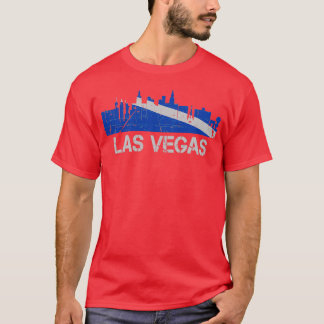 Camiseta Línea aérea de bandera de Las Vegas Nevada