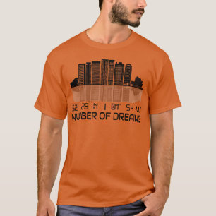 Camiseta Línea aérea de Birmingham GPS Coordenadas Ciudad