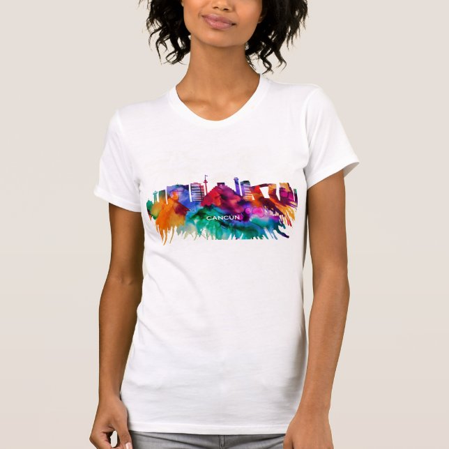 Camiseta Línea aérea de Cancun (Anverso)