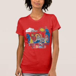 Camiseta Línea aérea de Chicago Kids