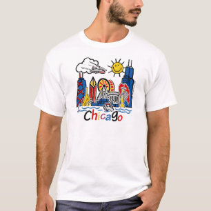 Camiseta Línea aérea de Chicago Kids