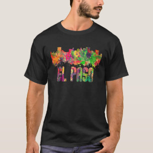 Camiseta Línea aérea de El Paso en Texas