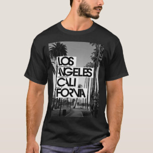 Camiseta Línea aérea de Guay Los Angeles California en Whit