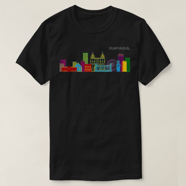 Camiseta Línea aérea de Guayaquil  (Diseño del anverso)