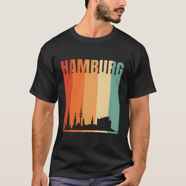 Camiseta Línea aérea de Hamburgo (Anverso)
