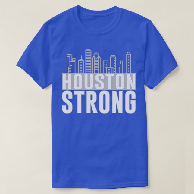 Camiseta Línea aérea de Houston Strong Texas City (Diseño del anverso)