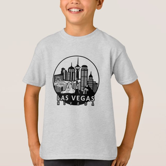 Camiseta Línea aérea de Las Vegas Nevada (Anverso)