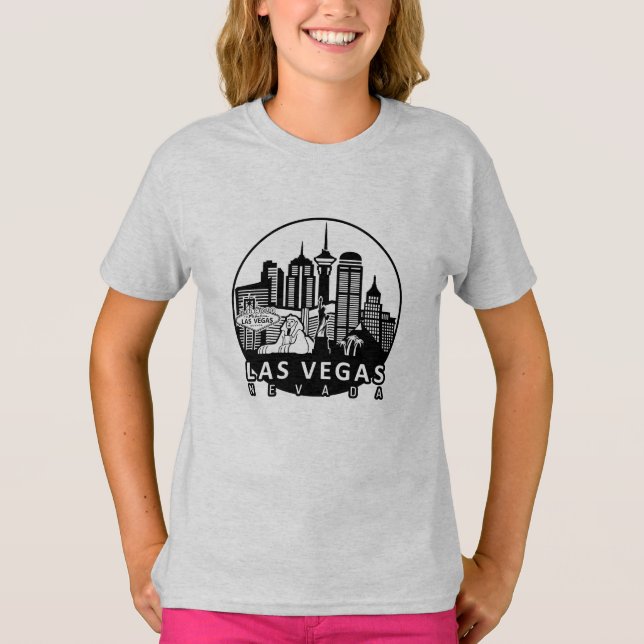Camiseta Línea aérea de Las Vegas Nevada (Anverso)
