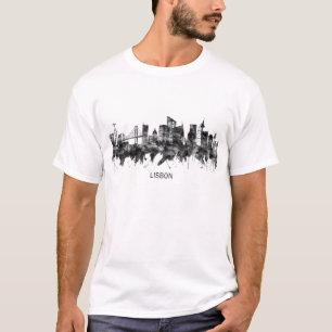 Camiseta Línea aérea de Lisboa Portugal