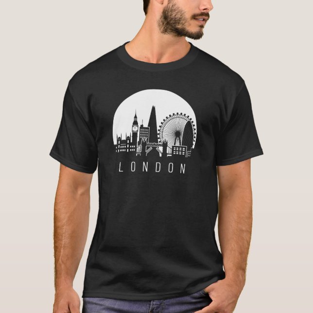 Camiseta Línea aérea de Londres (Anverso)