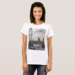 Camiseta Línea aérea de Londres Inglaterra, Big Ben, Ojo de