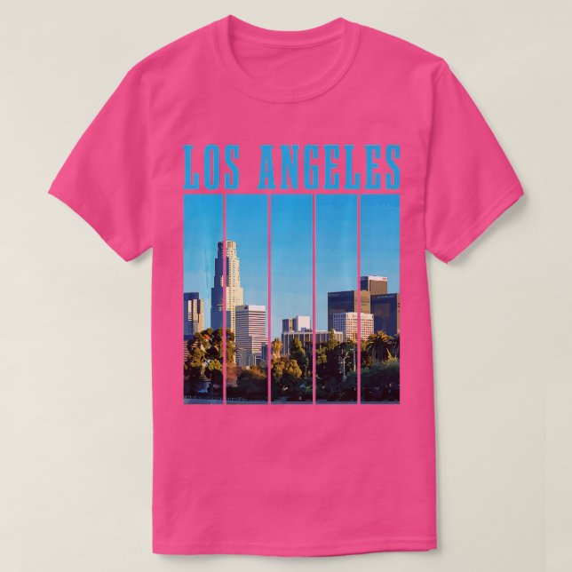 Camiseta Línea aérea de Los Ángeles 323 La California Retro (Diseño del anverso)