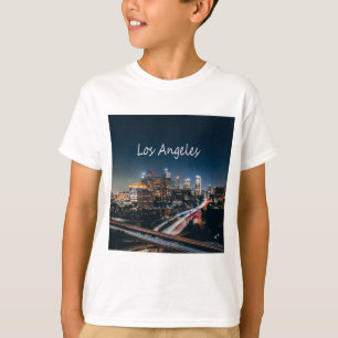 Camiseta Línea aérea de Los Angeles California City Skyline