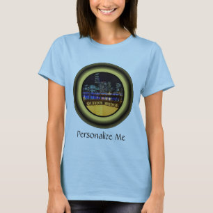 Camiseta Línea aérea de Melbourne Australia con luces de ci