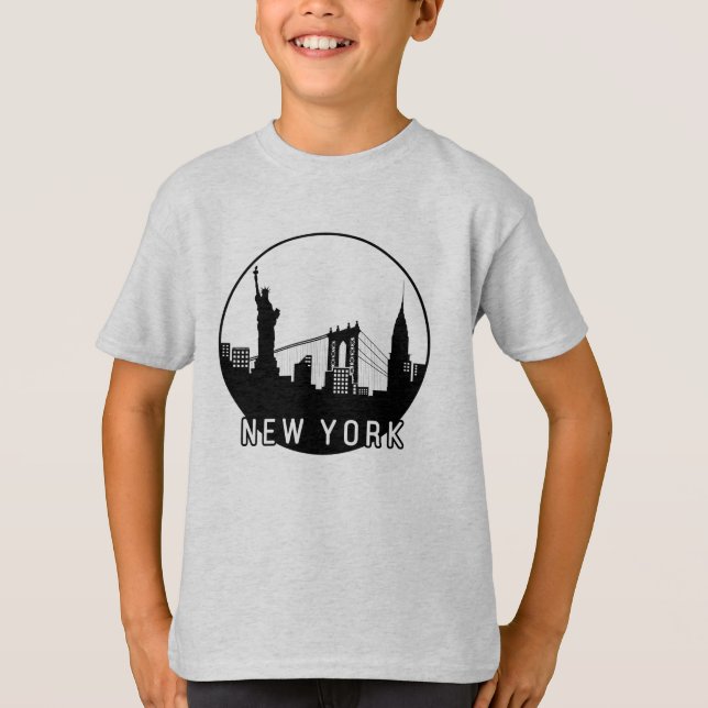 Camiseta Línea aérea de Nueva York (Anverso)
