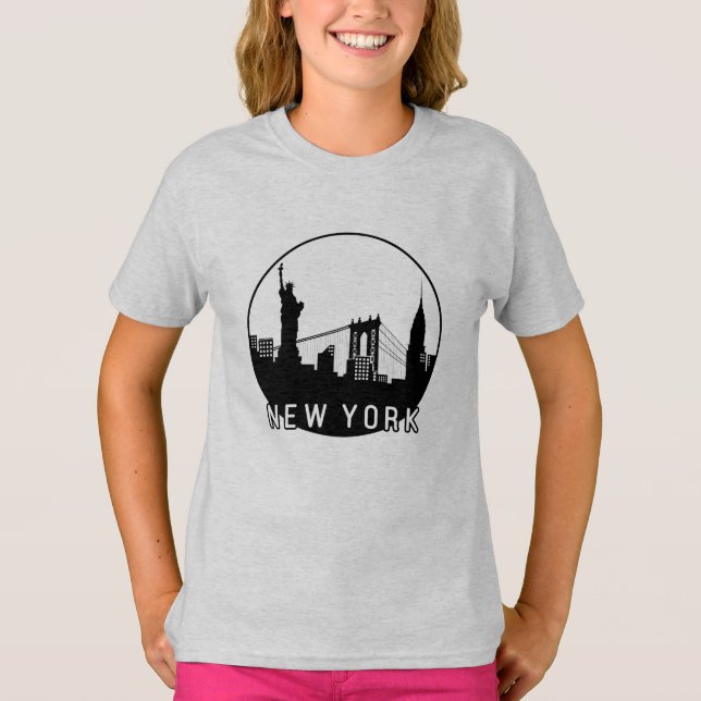 Camiseta Línea aérea de Nueva York (Anverso)