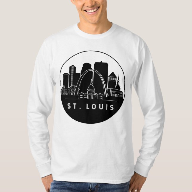 Camiseta Línea aérea de St. Louis Missouri (Anverso)