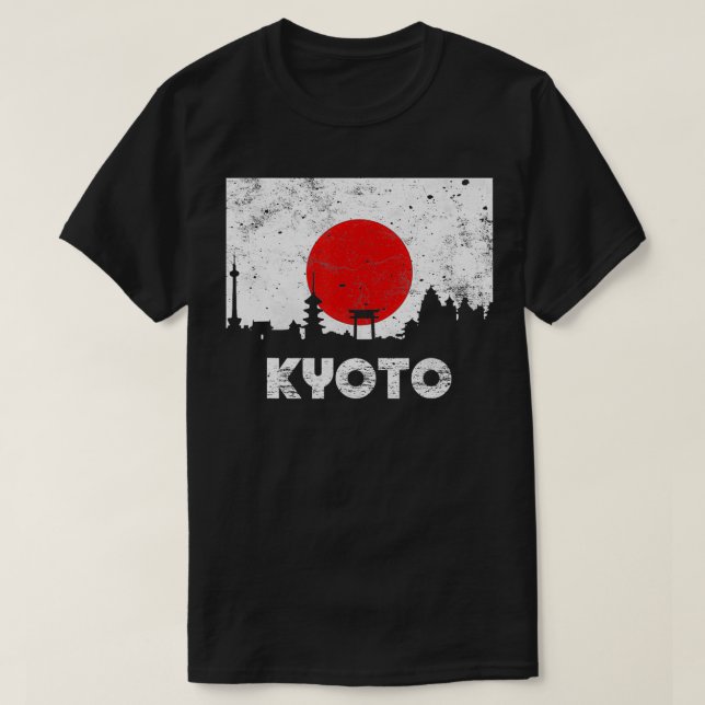 Camiseta Línea aérea japonesa de Kioto (Diseño del anverso)