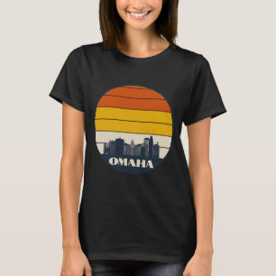 Camiseta Línea aérea Omaha, Omaha Nebraska, Omaha NE