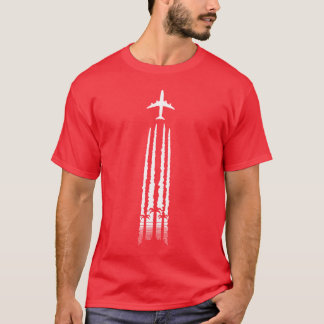 Camiseta Línea aérea tropical