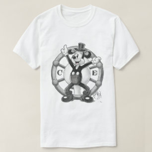 Camiseta Línea artística de Steamboat Willie