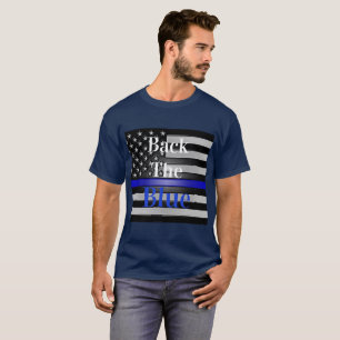CAMISETA LÍNEA AZUL DELGADA