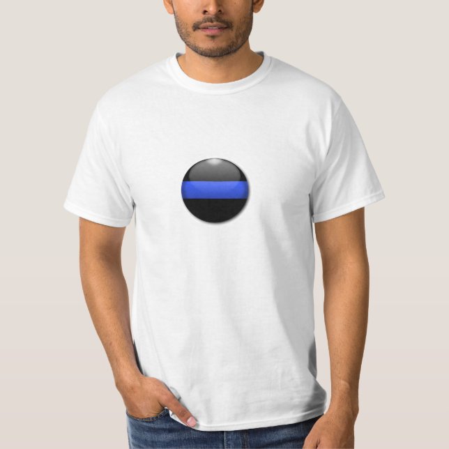Camiseta Línea Azul delgada (Anverso)