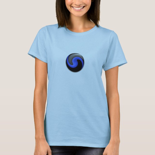 Camiseta Línea Azul delgada (Anverso)