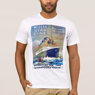 Camiseta Línea blanca de la estrella