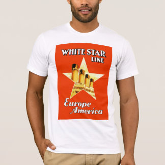 Camiseta Línea blanca de la estrella