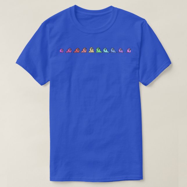 Camiseta Línea Conga PartyParrot (Diseño del anverso)