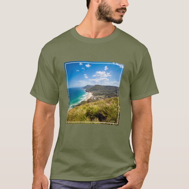 Camiseta Línea costera | Nueva Gales del Sur, Australia (Anverso)