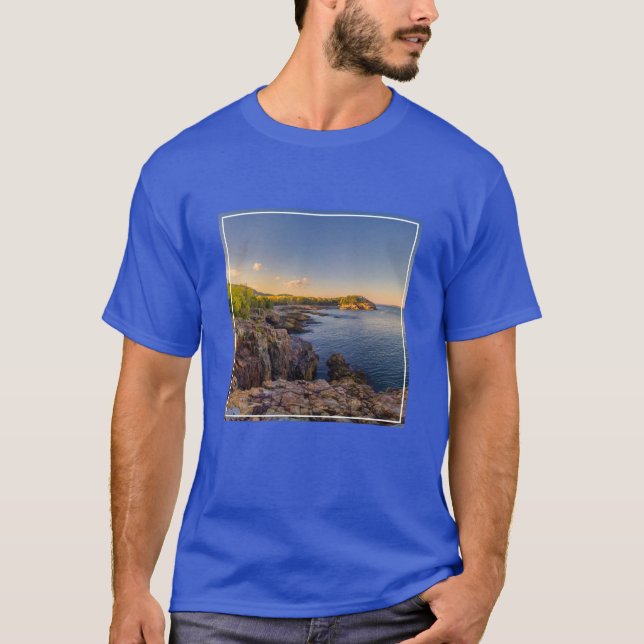 Camiseta Línea costera | Parque nacional Acadia, Jefe de la (Anverso)