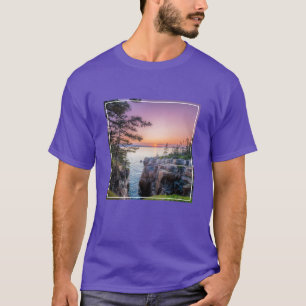 Camiseta Línea costera Parque nacional Ravens Nest Acadia
