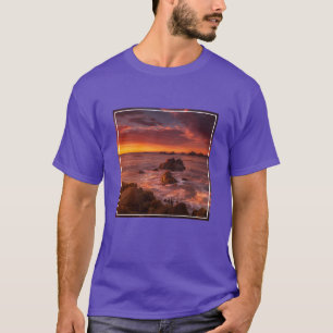 Camiseta Línea costera   Sunset Pacific Grove Carmel Califo