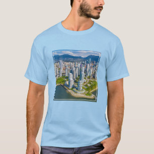 Camiseta Línea costera Vancouver, Columbia Británica, Can