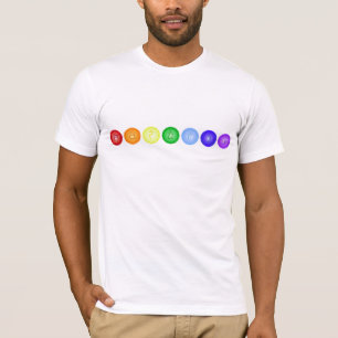 Camiseta Línea de 7 chakras