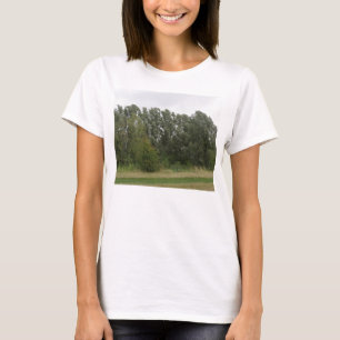 Camiseta Línea de Árboles inclinados Paisajes Señoras de la