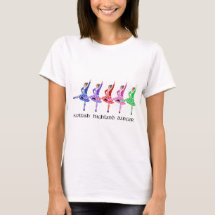 Camiseta Línea de baile de las Highlands escocesas