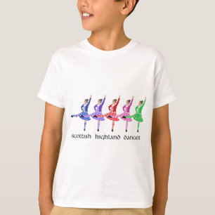 Camiseta Línea de baile de las Highlands escocesas