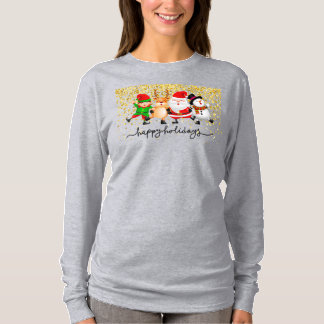 Camiseta Línea de baile de navidades