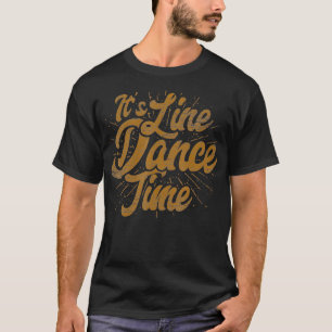 Camiseta Línea de Baile en Línea Cowboy Rodeo Bull