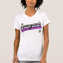 Camiseta Línea de bienestar para la concienciación sobre la
