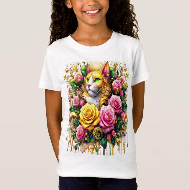 Camiseta Línea de costa en medio de un floreciente florecim (Anverso)
