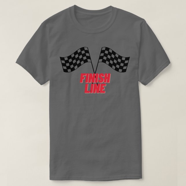 Camiseta línea de finalización (Diseño del anverso)