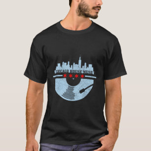 Camiseta Línea de la bandera de la bandera de la Bandera Dj