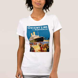 Camiseta Línea de Oriente a Australia