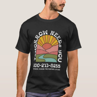 Camiseta Línea de Prevención Nacional Mañana Te Necesita